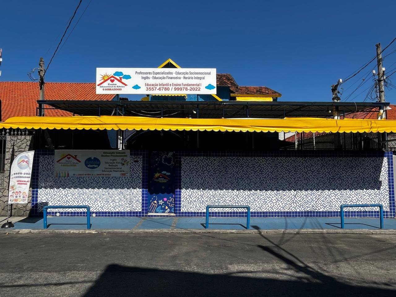 Fachada do Colégio CER Sobradinho, na Ribeira